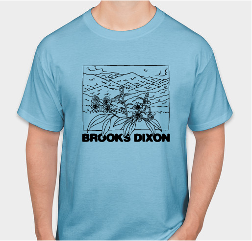 Short Sleeve Brooks Dixon Light Blue T-Shirt